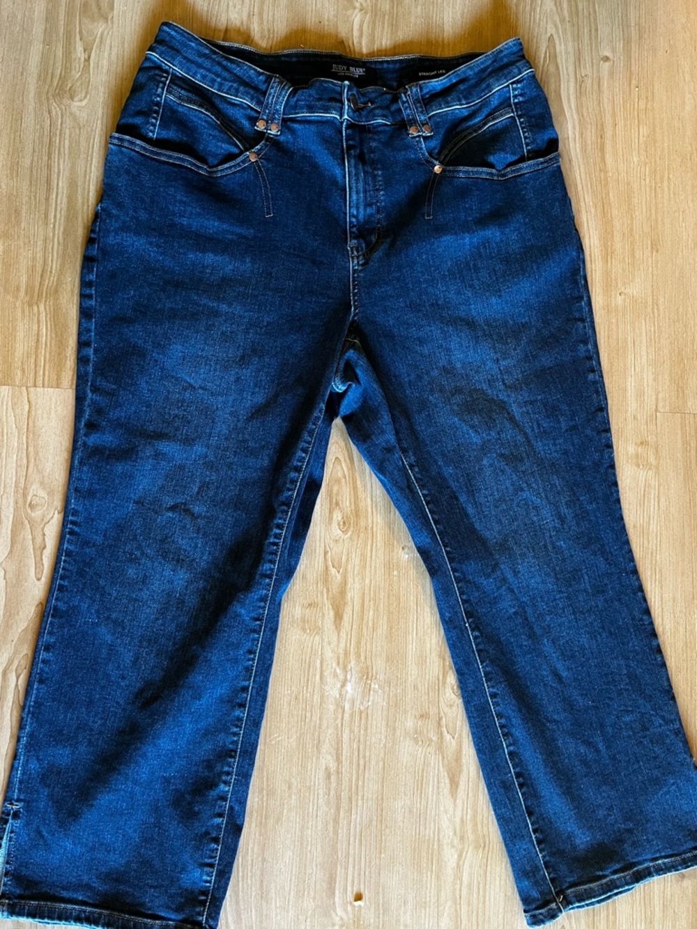 Dark blue straight leg Judy blue jeans XL 18W